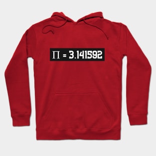 π = 3.141592 Hoodie